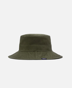 Reversible Floral Bucket Hat (Olive)
