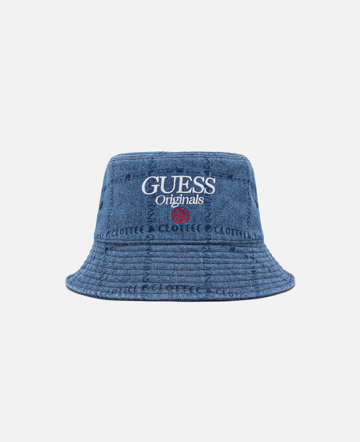 CLOTTEE x Guess - Logo Bucket Hat (Blue) JUICESTORE