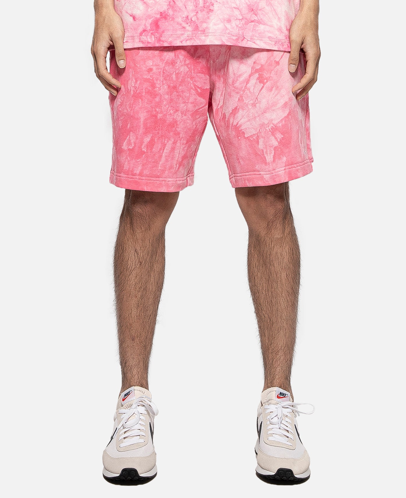 tie dye sweat shorts