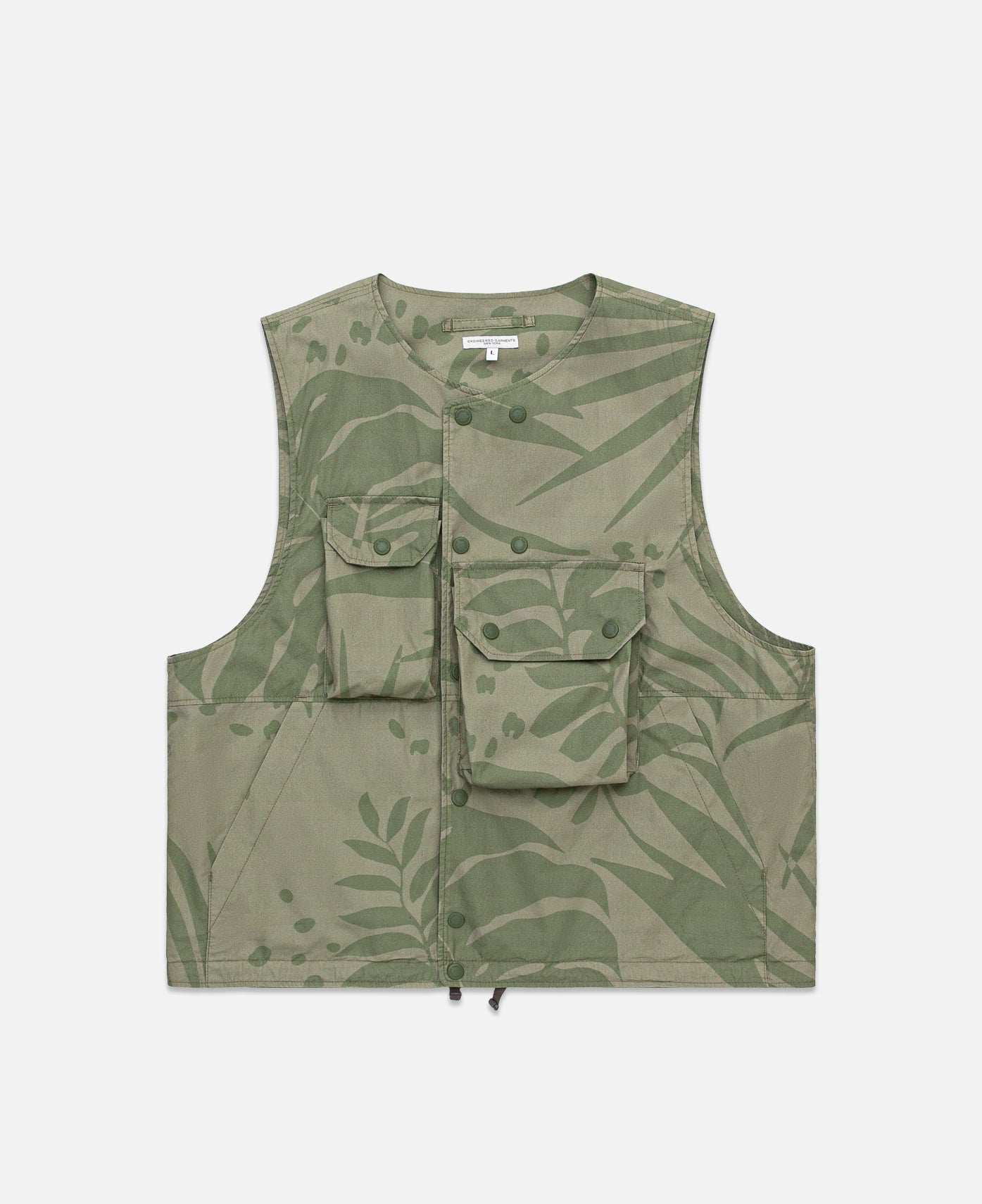 Engineered Garments - Cover Vest (Olive) – JUICESTORE