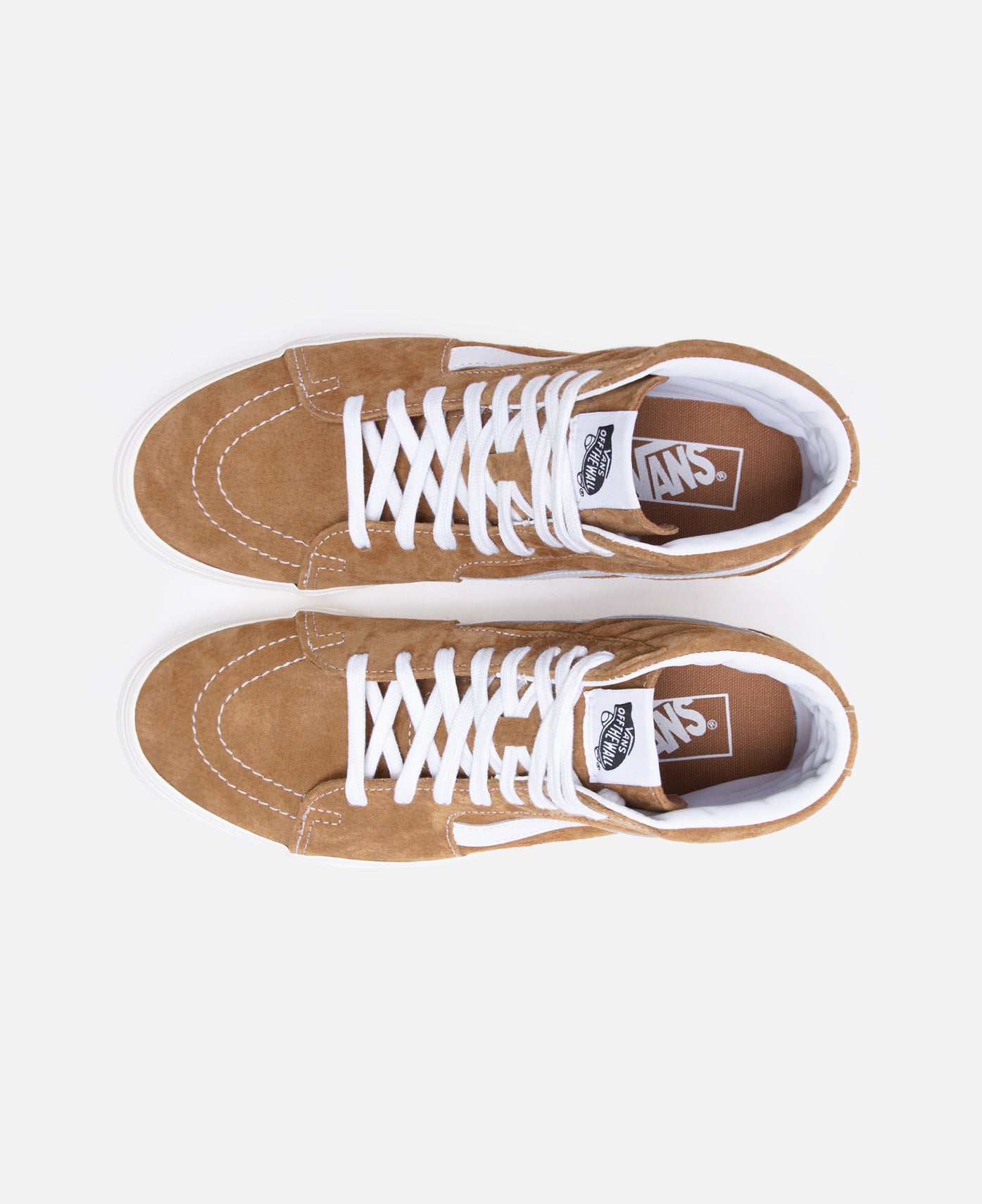 vans sk8 hi tan suede