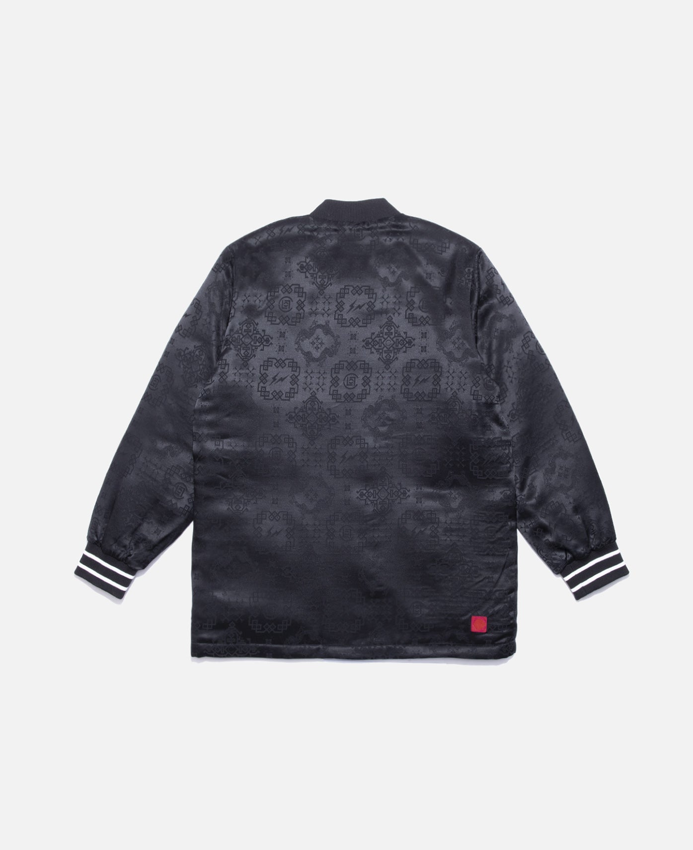 CLOT x fragment - Black Silk Jacket 