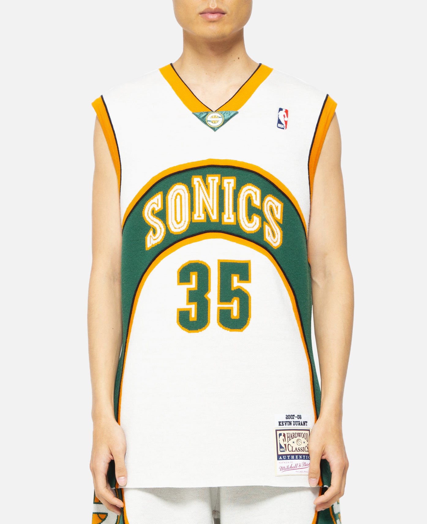 kevin durant yellow sonics jersey