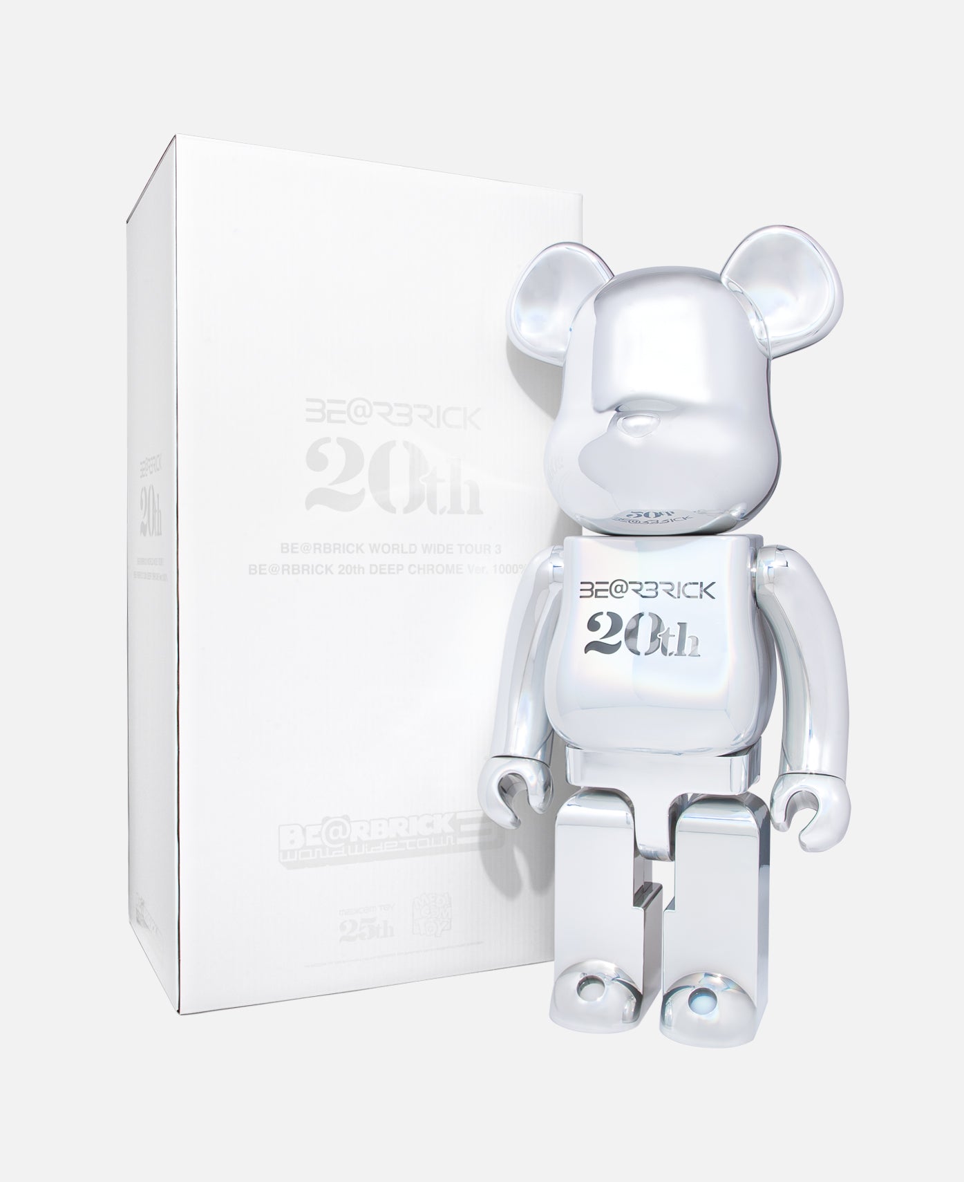 BE@RBRICK 20th Anniversary chrome 1000％フィギュア ...