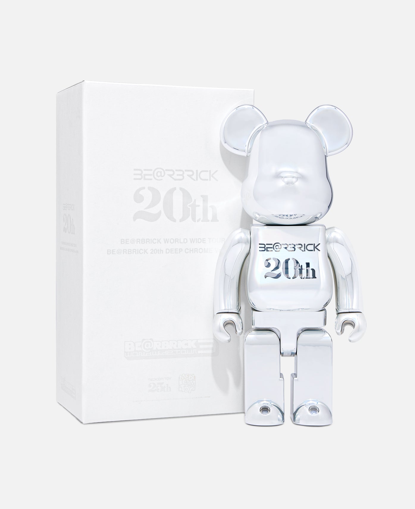 【高品質お得】 ヤフオク! - ベアブリック BE@RBRICK DEEP CHROME 20th Anniv 100%新品大得価