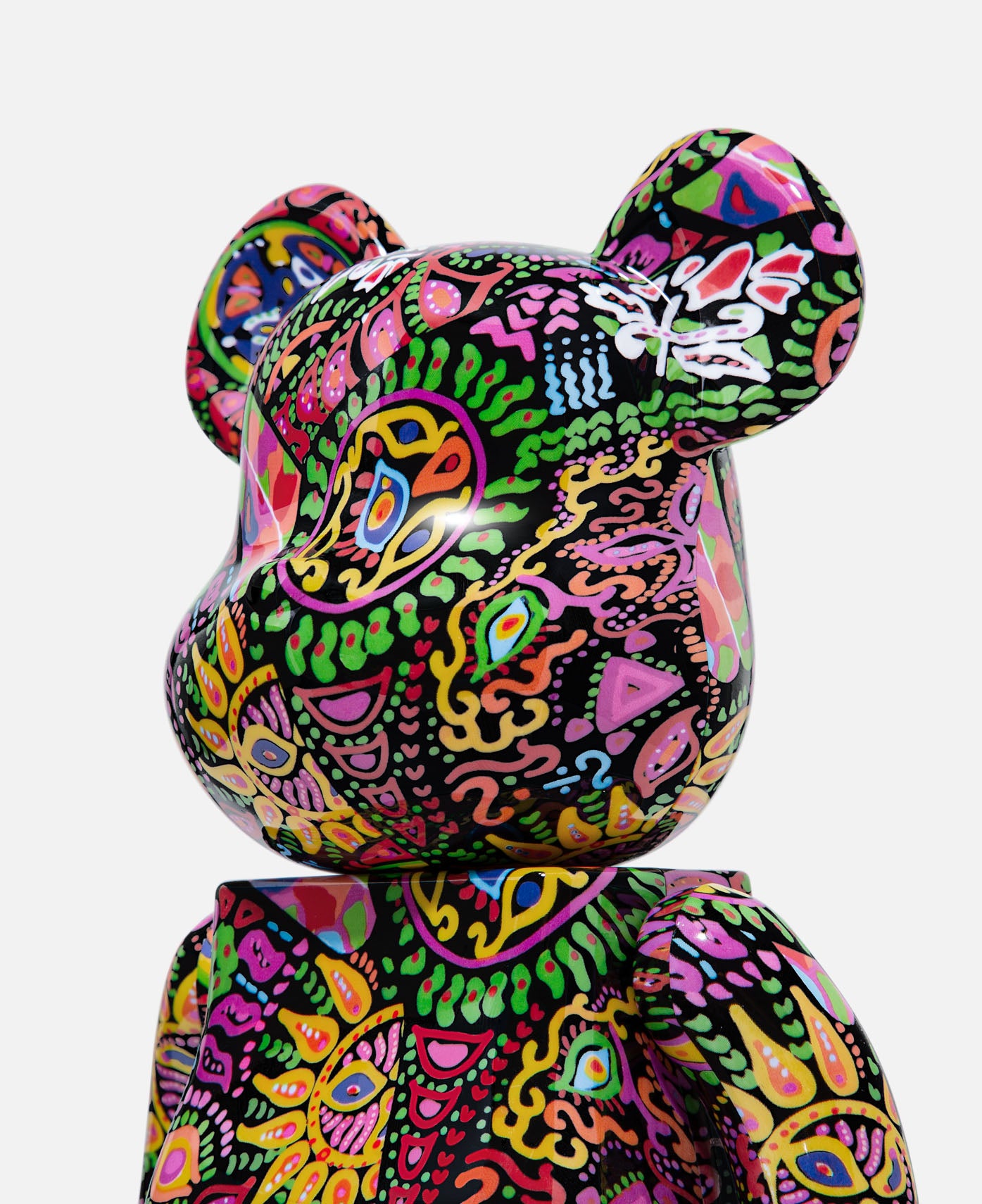 BE@RBRICK Psychedelic Paisley 100％ 400％ elc.or.jp