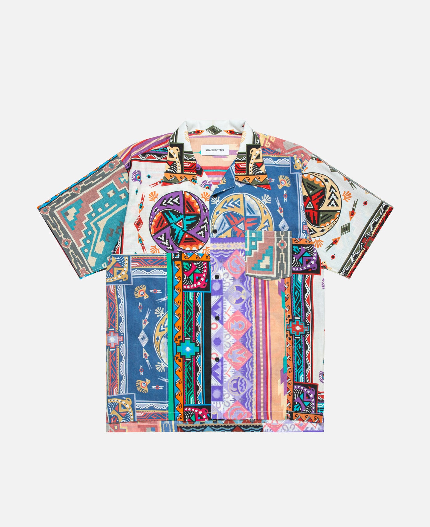 MIYAGIHIDETAKA - Native Pattern Bandana Shirt (Multi) – JUICESTORE