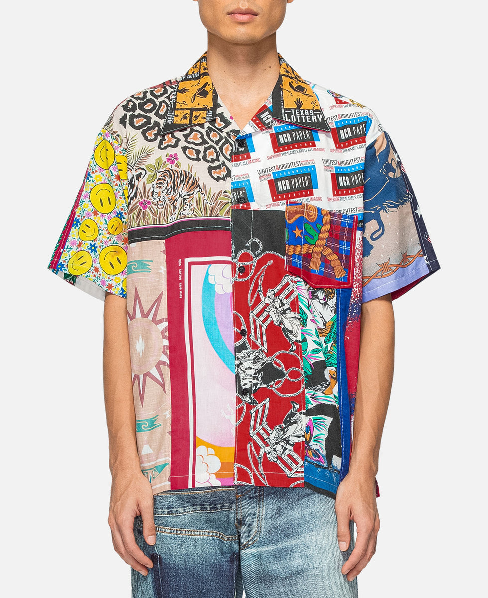 MIYAGIHIDETAKA - Upcycling Bandana Shirt (Multi) – JUICESTORE
