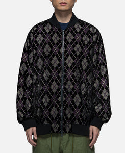 Needles - B.B. Jacket - Argyle Emb. Velvet (Black) – JUICESTORE