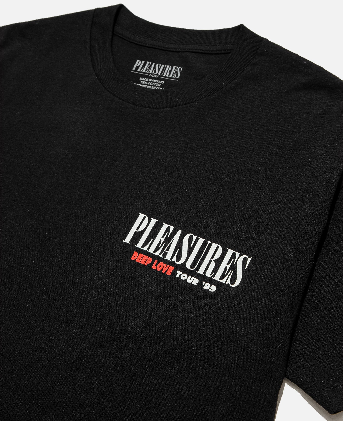 激安ブランド ロス発大人気ブランド Pleasures Deep Love T Shirt Black Sale 公式通販 直営店限定 Www Premiervbleague Com