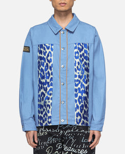 Pleasures - Distortion Jacket (Blue) – JUICESTORE