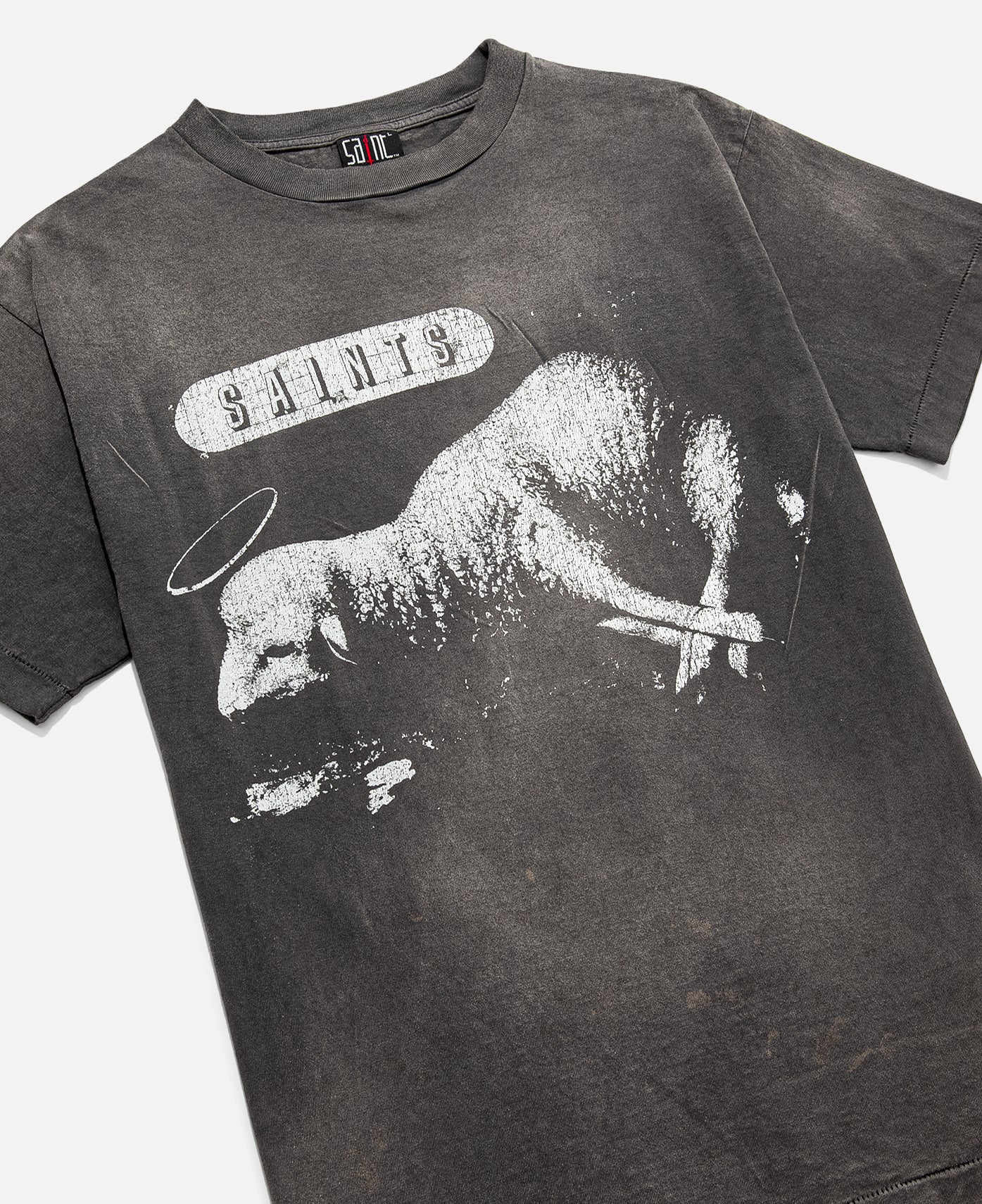 話題の行列 SAINT Mxxxxxx<br>SHEEP LION T-SHIRT<br>シープ ライオン ブラック Tシャツ  Tee<br>SAINT MICHAEL セントマイケル