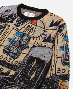 Wacko Maria - Jean-Michel Basquiat Crew Neck Sweater (Type-1