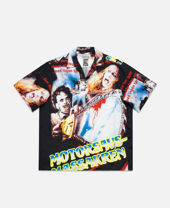 The Texas Chainsaw Massacre / S/S Hawaiian Shirt (Type-4)(Multi)