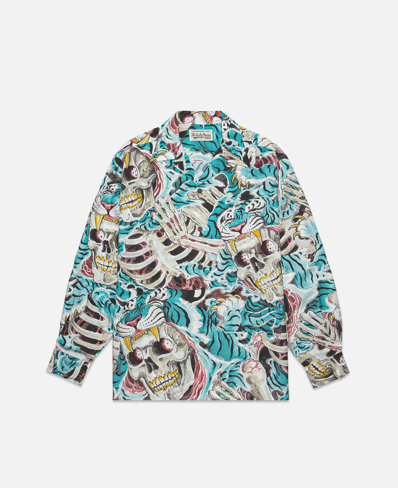 Wacko Maria - Tim Lehi Hawaiian L/S Shirt (Type-2)(Blue) – JUICESTORE