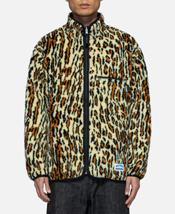 定番入荷 ワコマリア LEOPARD LIGHT BOA FLEECE JACKET