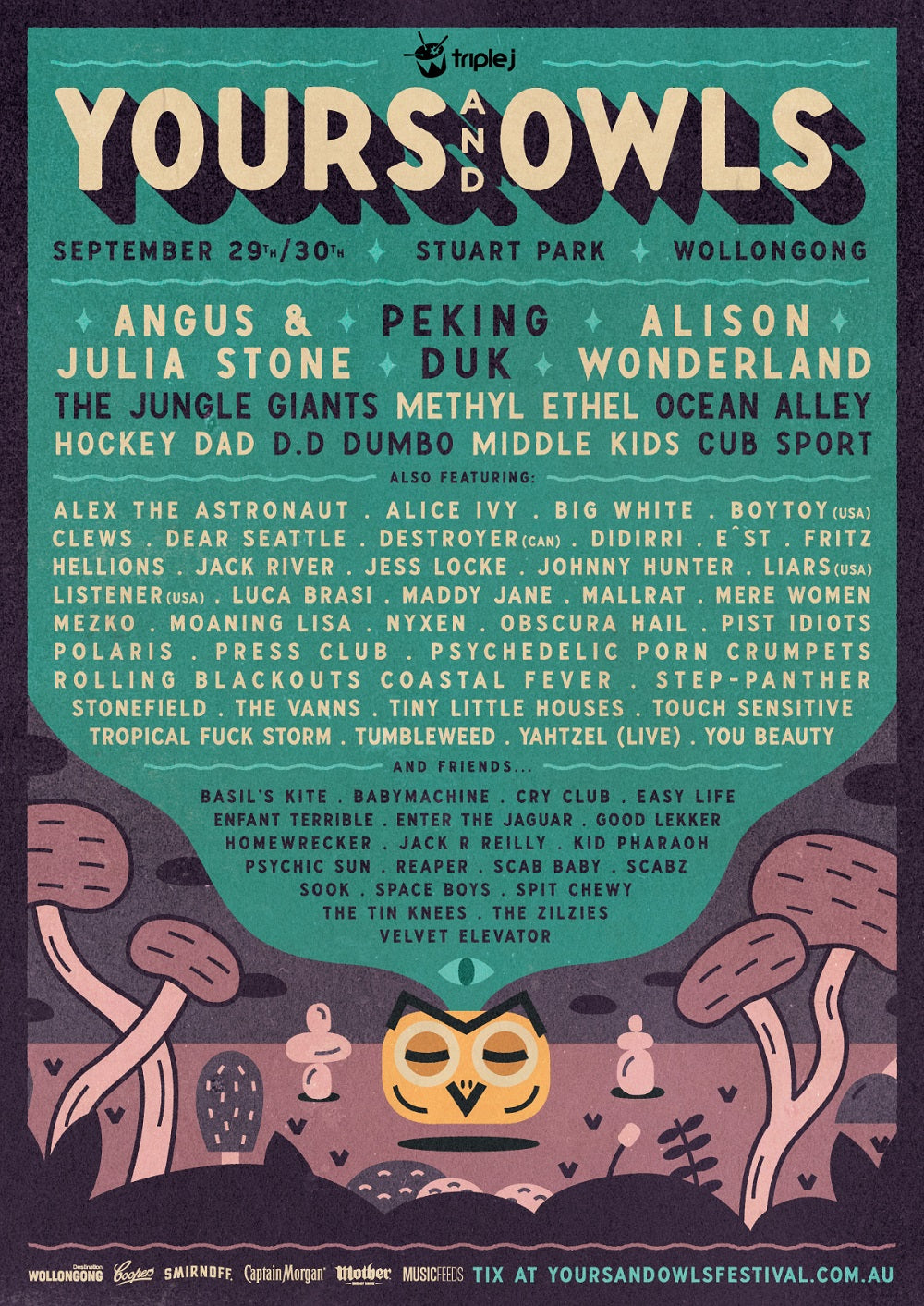 Jaklin Xxx Video N - Yours & Owls drop epic festival line up â€“ Music Farmers