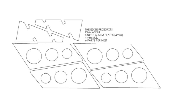 The Edge Products - Piranha III Single A-Arm Laser Files | The Edge