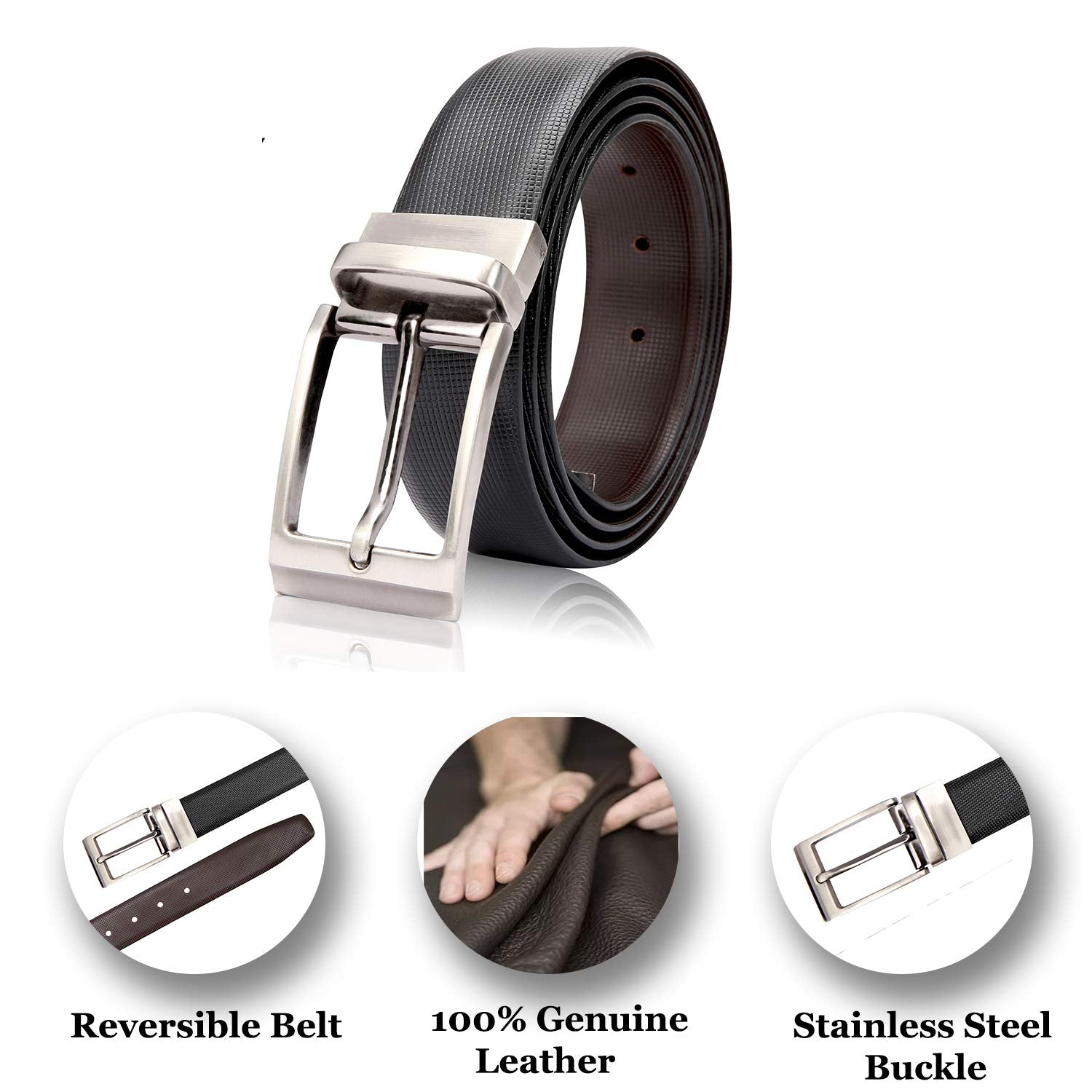 Belts for Men - Buy Mens Belts, Leather Belts Online in India ...