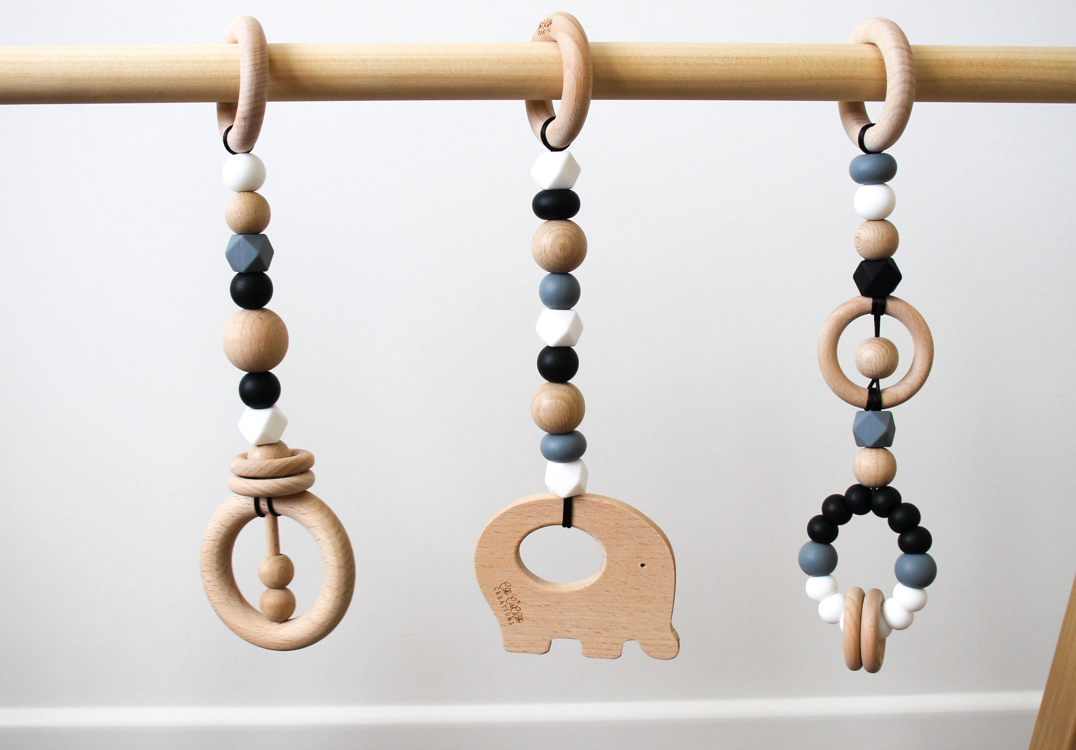 wooden play gym toys