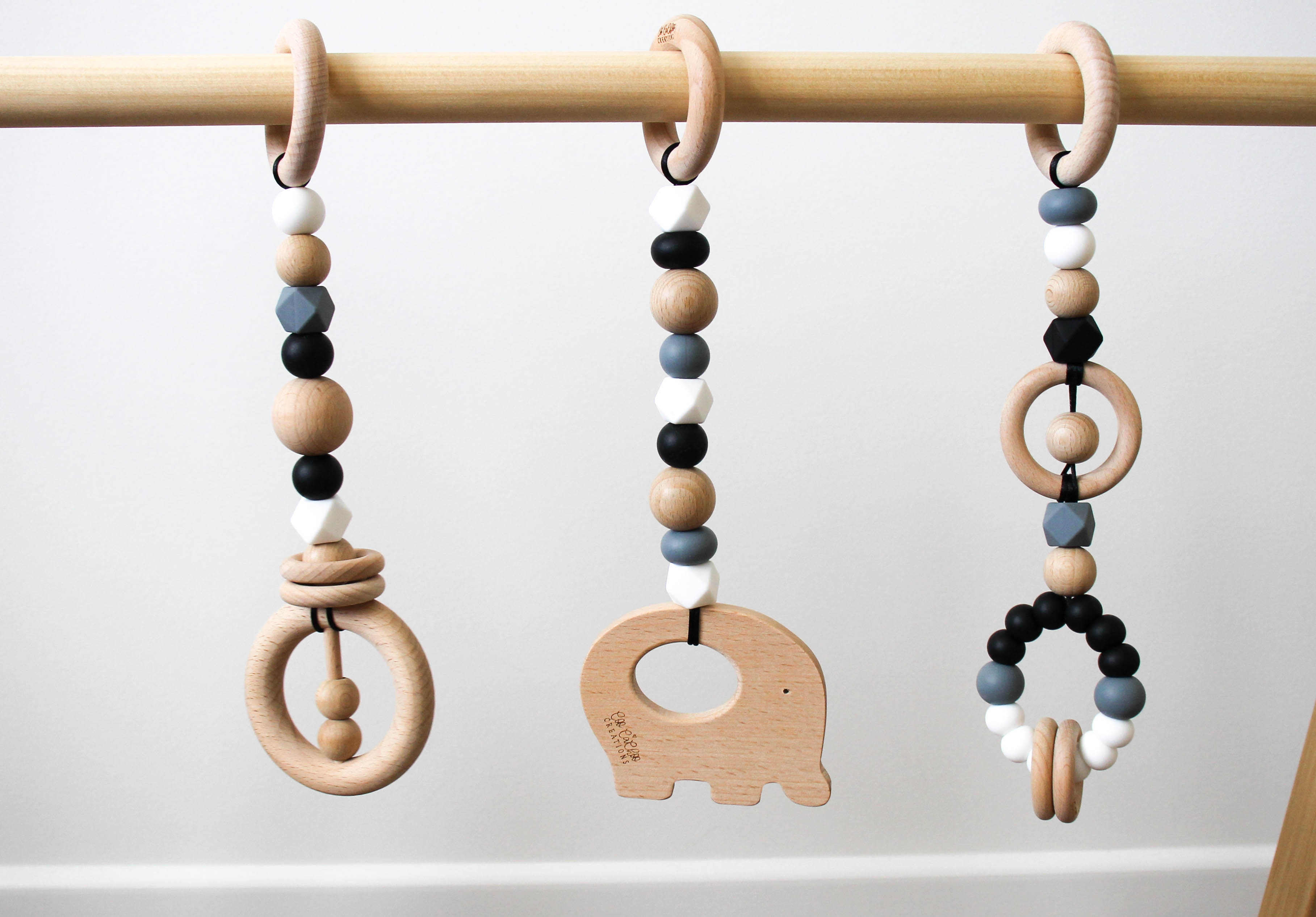 timber baby play gym