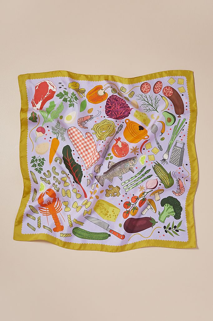 Karen Mabon Chef's Table Silk Scarf