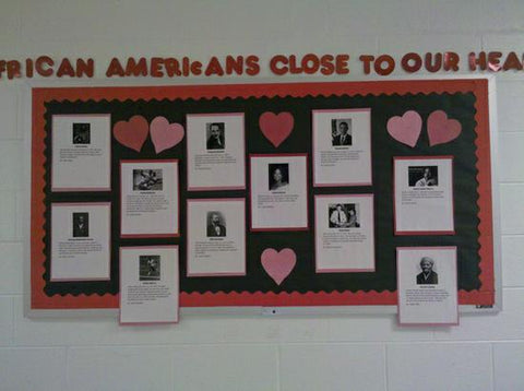 African Americans Close To Our Hearts - Black History Valentine's Day Bulletin Board
