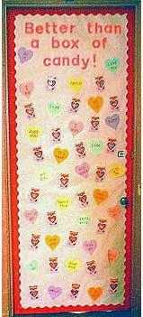 Conversation Heart Photo Box Valentine's Day Classroom Door Decoration