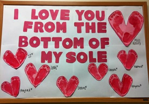 From The Bottom of My 'Sole' Valentine's Day Bulletin Board