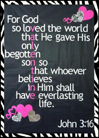 John 3:16 Valentine's Day Scripture Bulletin Board Idea