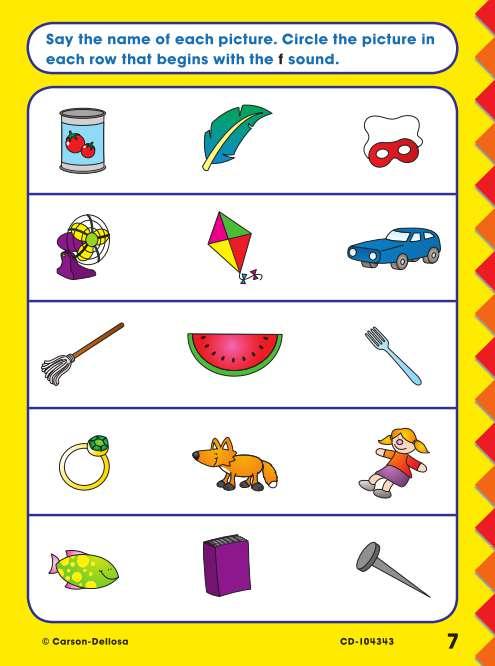 Carson Dellosa Phonics for Kindergarten Workbook | CD-104343 – SupplyMe