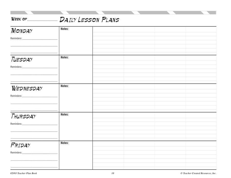 lesson planner for teachers