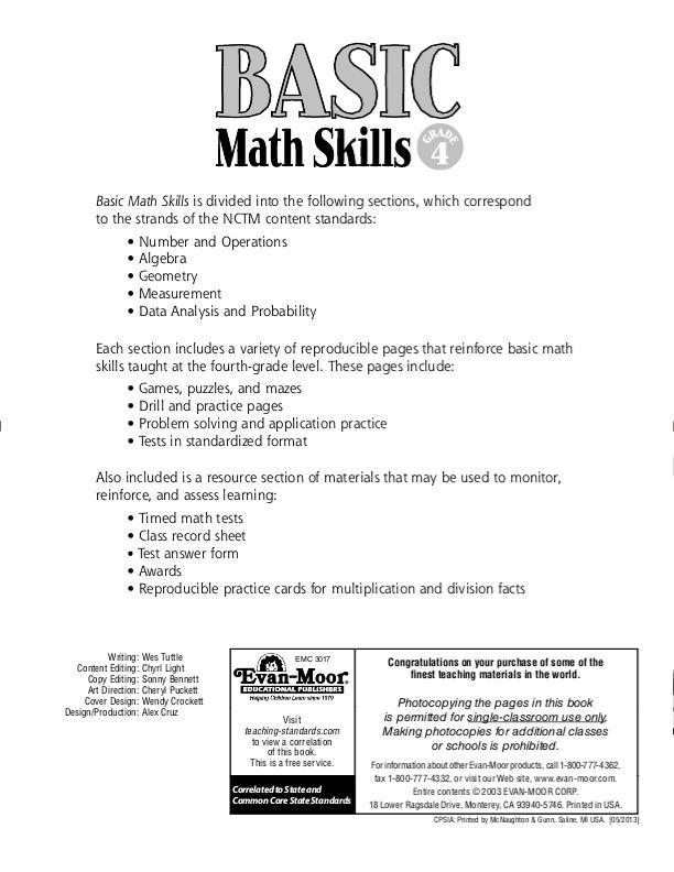 evan-moor-basic-math-skills-grade-4-emc3017-supplyme