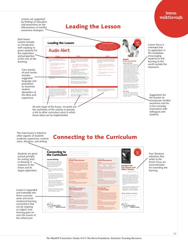 mindup curriculum scholastic