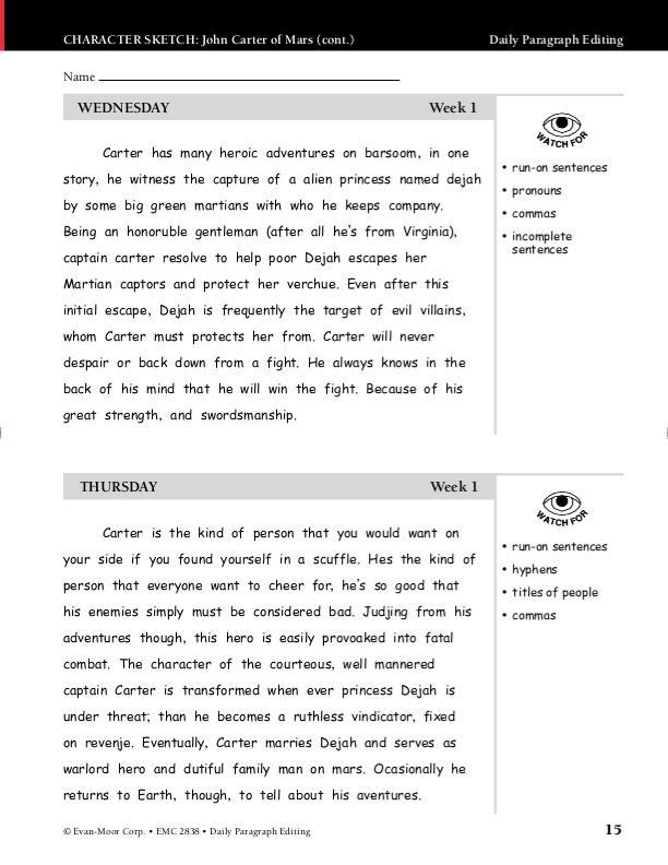 paragraph-editing-worksheets-riset