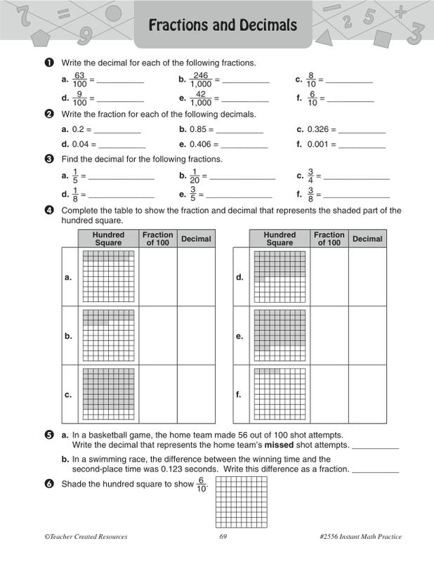 daily math practice grade 6 25