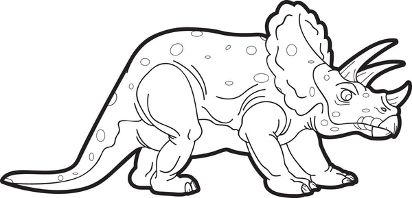 triceratops coloring page