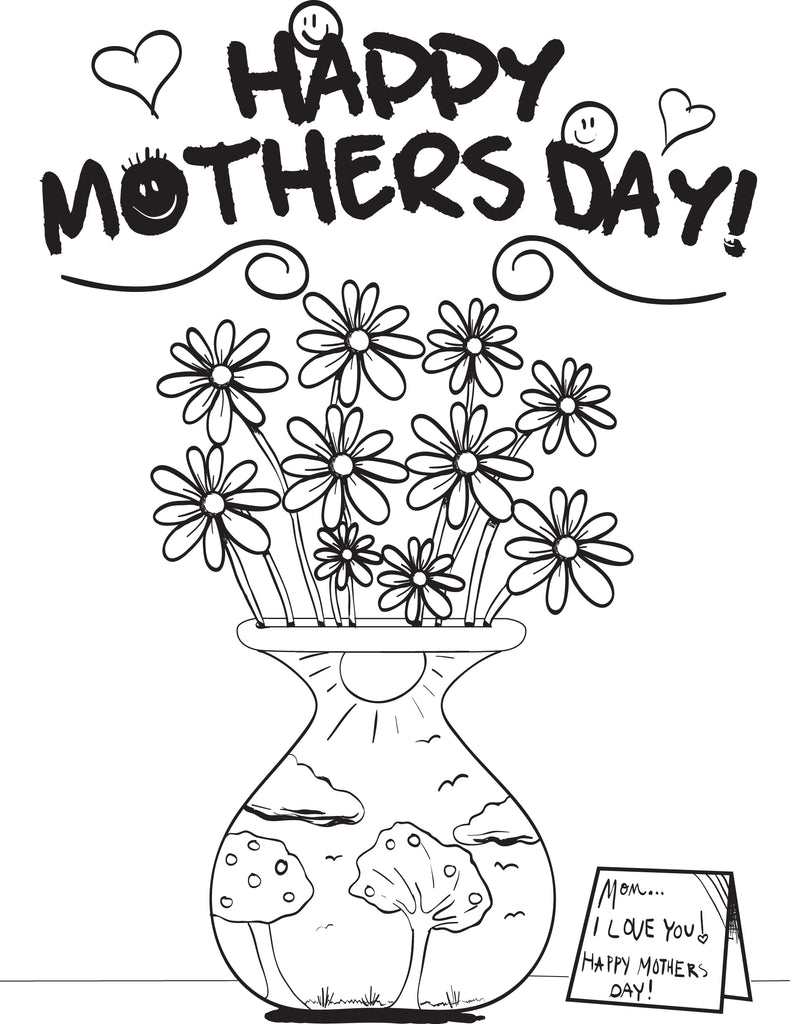 Happy mother's day. Mother's Day Drawing for kids. Mother's day easy drawing  Step By Step. - YouTube