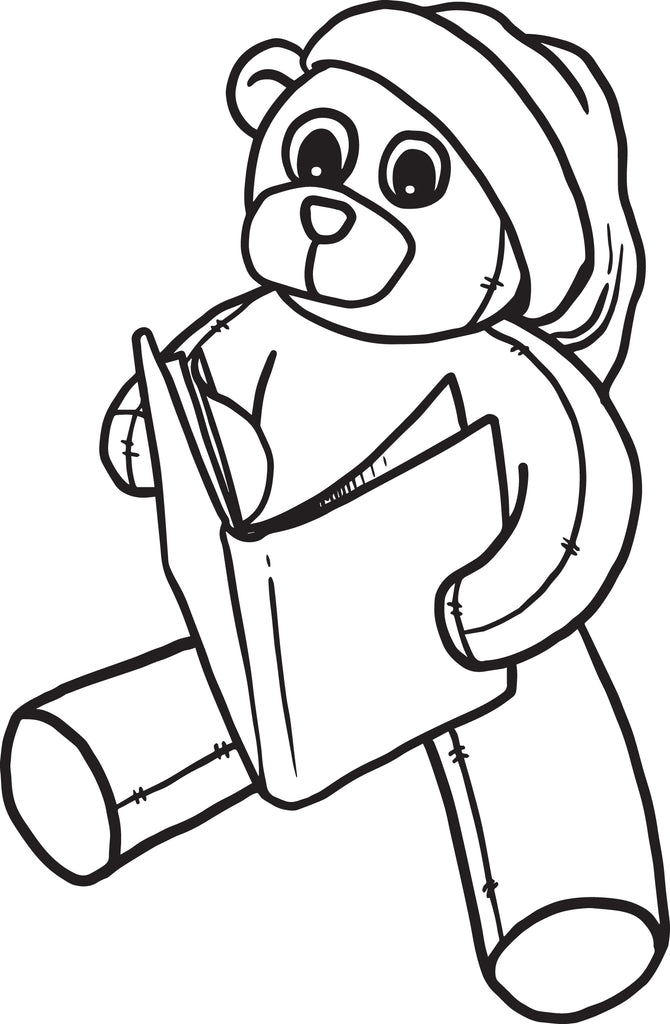 thanksgiving teddy bear coloring pages