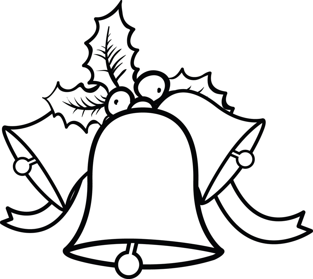 420 Top Coloring Pages Of Christmas Bells For Free