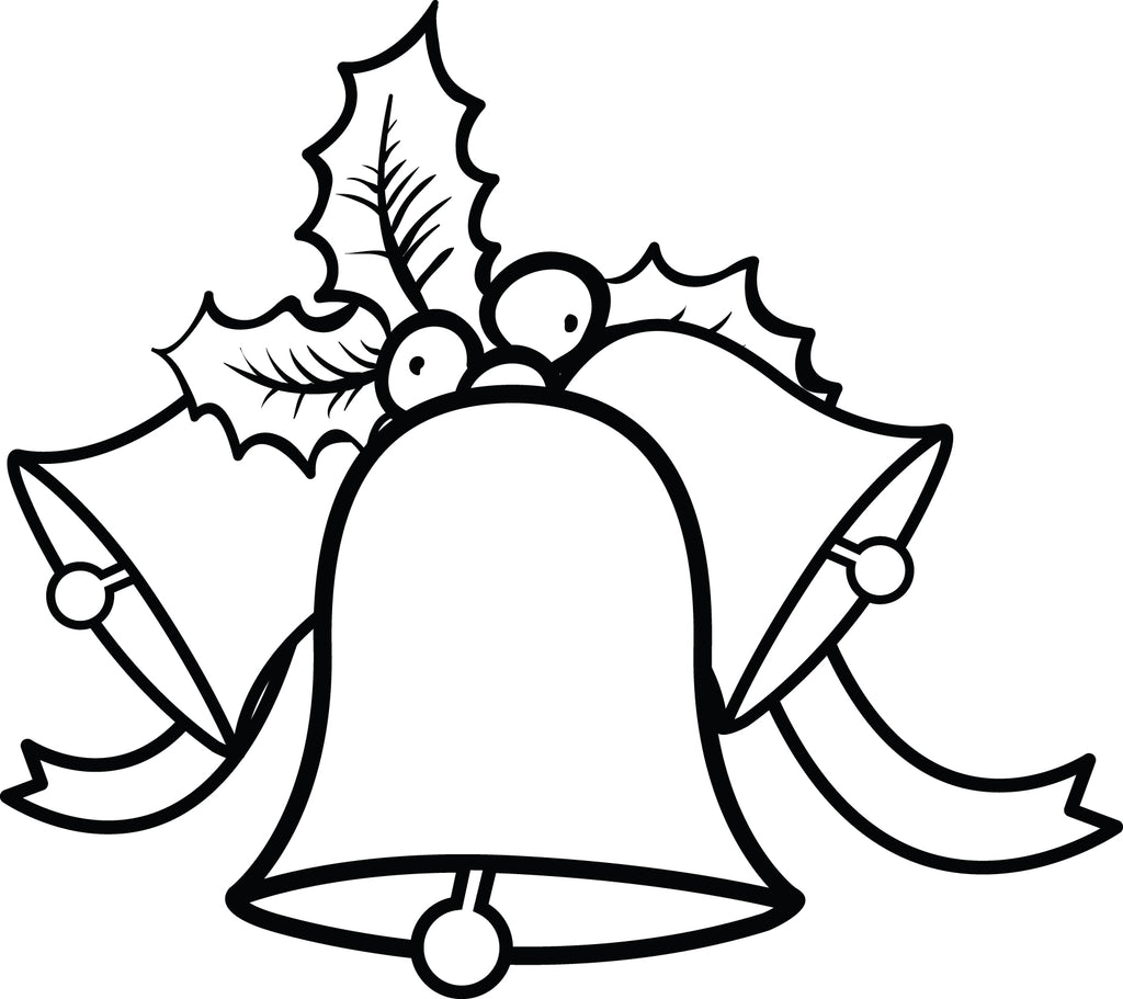 Printable Christmas Bells Coloring Page For Kids 1 SupplyMe