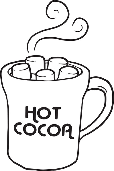 Download FREE Printable Hot Cocoa Coloring Page for Kids - SupplyMe