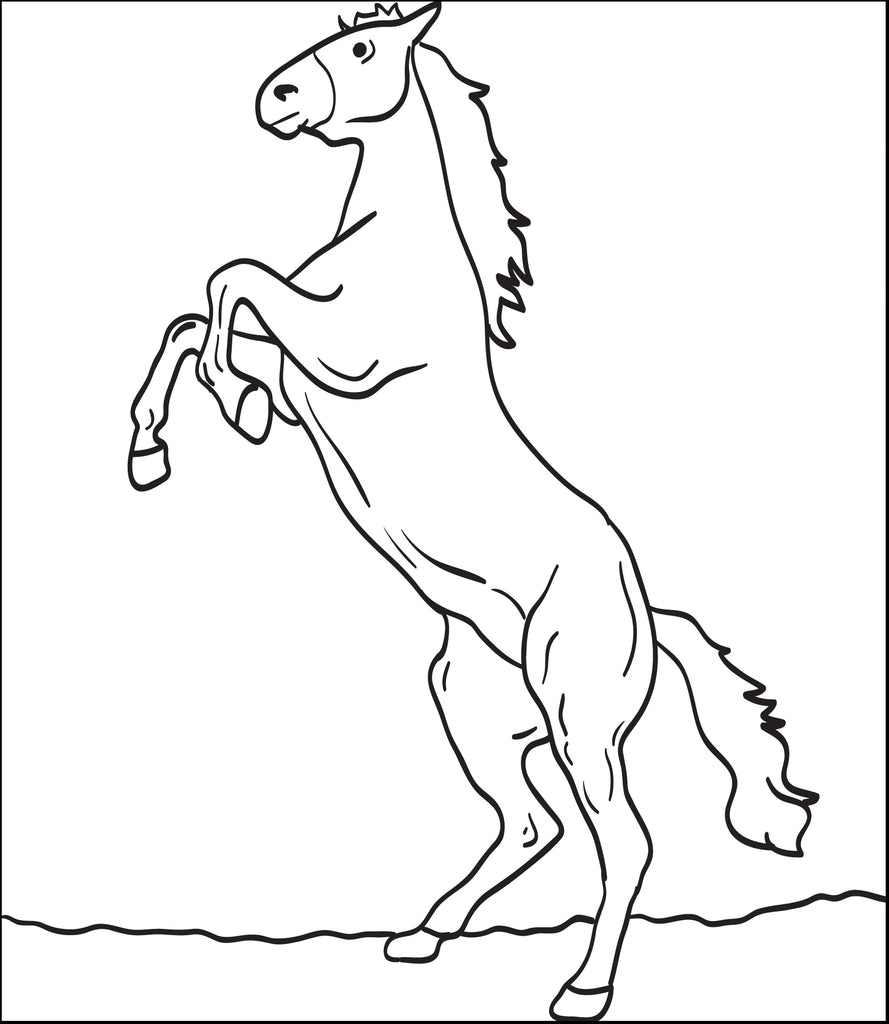 Horse Coloring Page 4