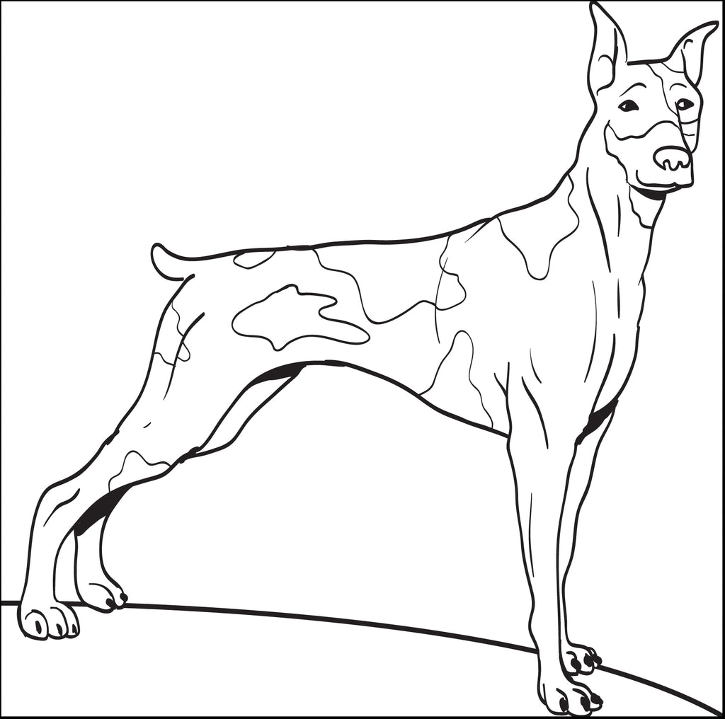 Download Printable Big Dog Coloring Page for Kids - SupplyMe