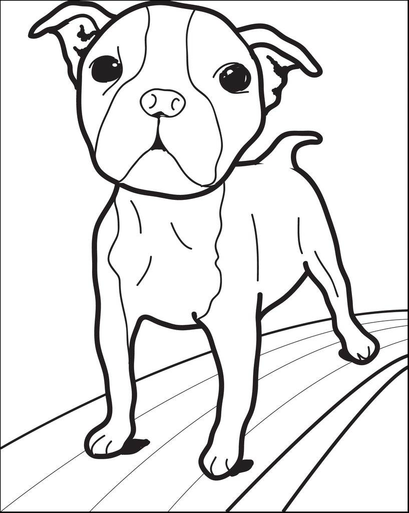 Download Printable Small Dog Coloring Page for Kids - SupplyMe