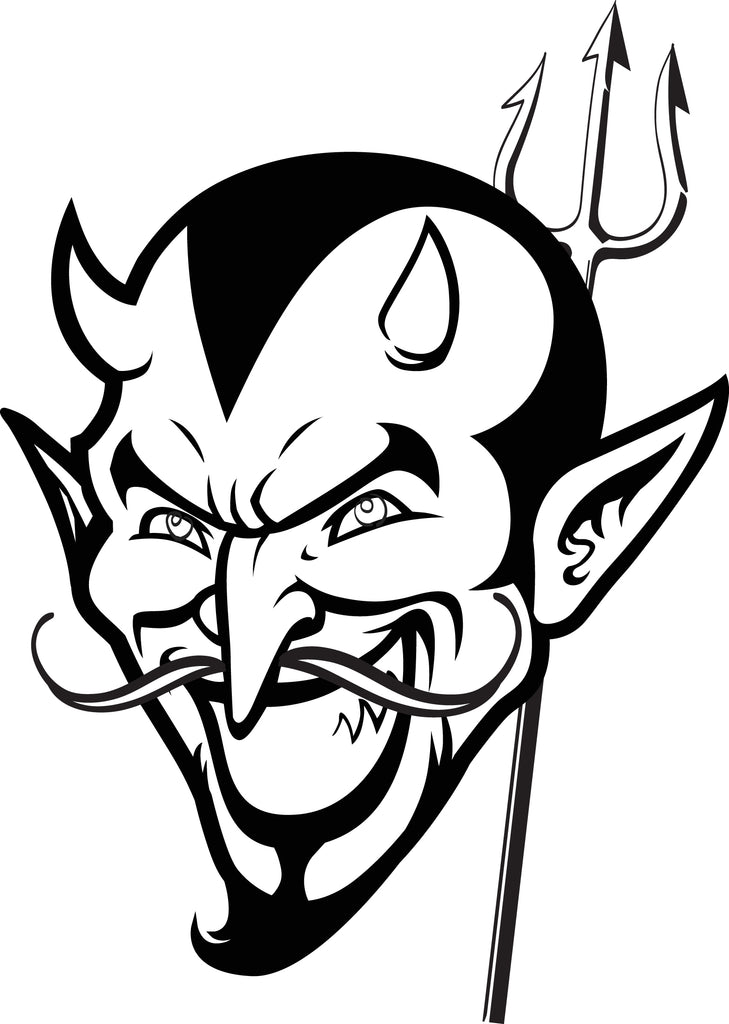 FREE Printable Devil Coloring Page for Kids #2 – SupplyMe