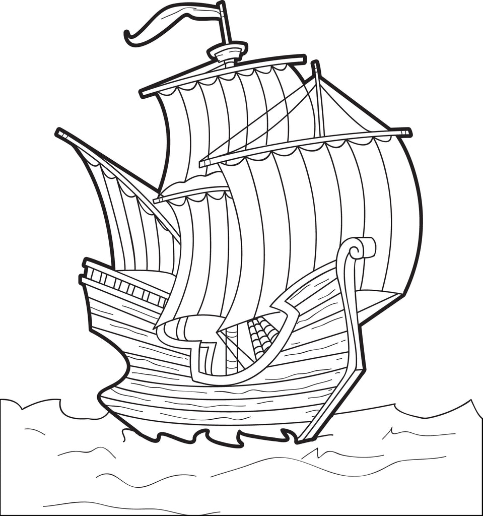 Mayflower Coloring Pages Printable