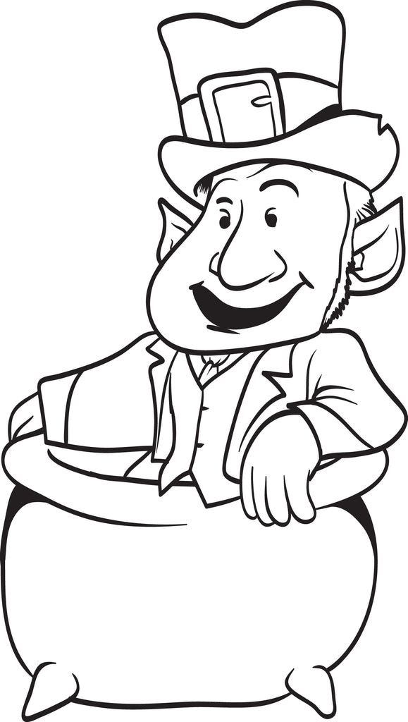 Leprechaun Coloring Page #8