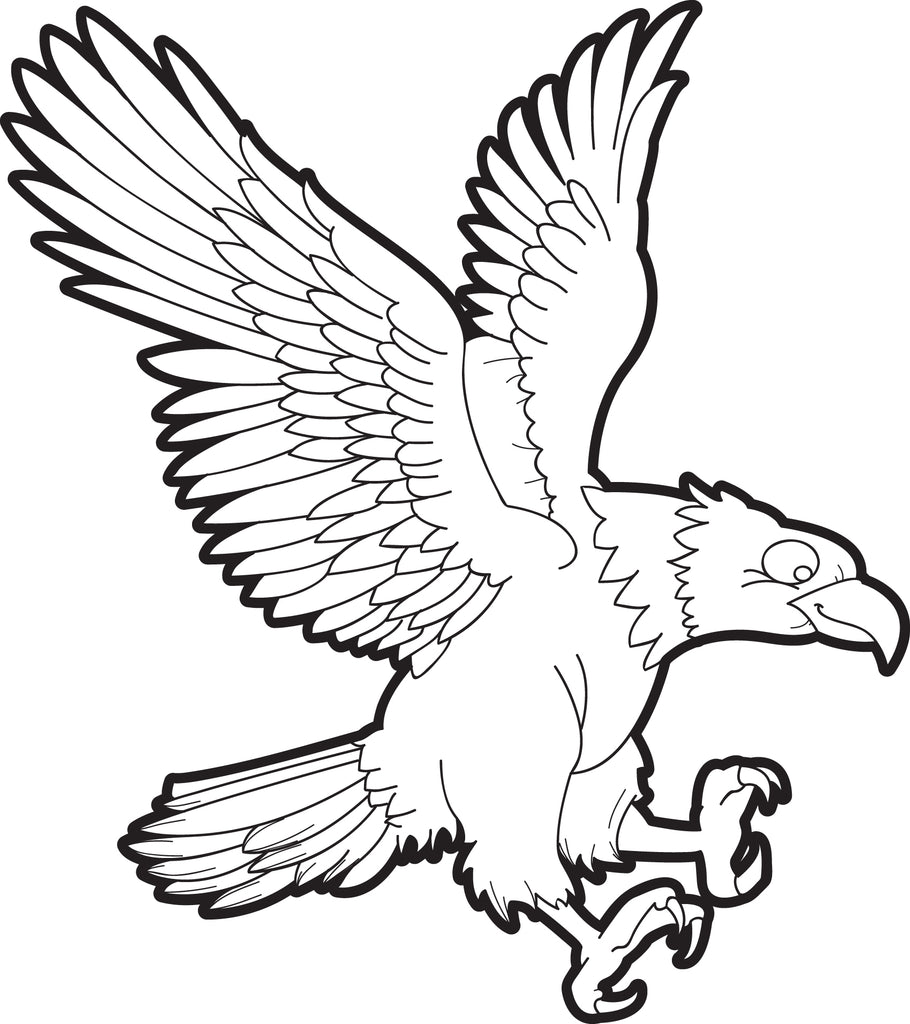 Baby Eagle Coloring Pages
