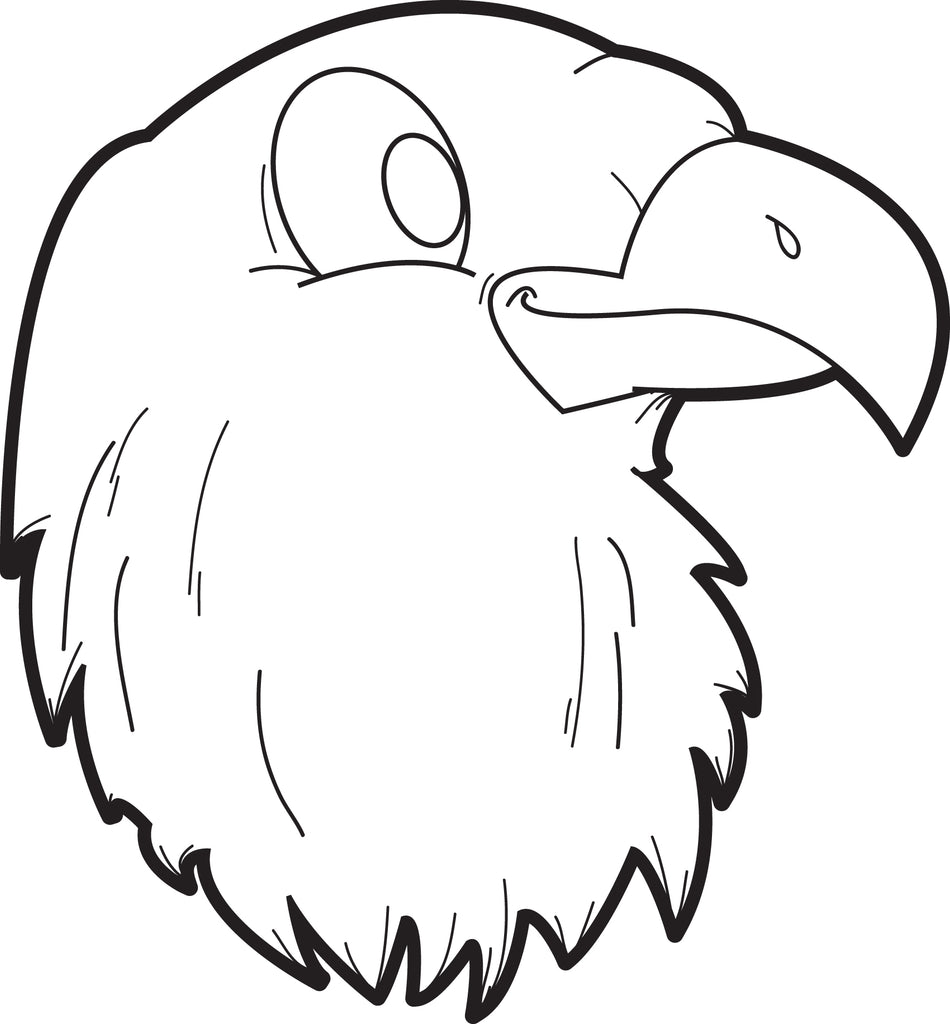 eagle head coloring pages